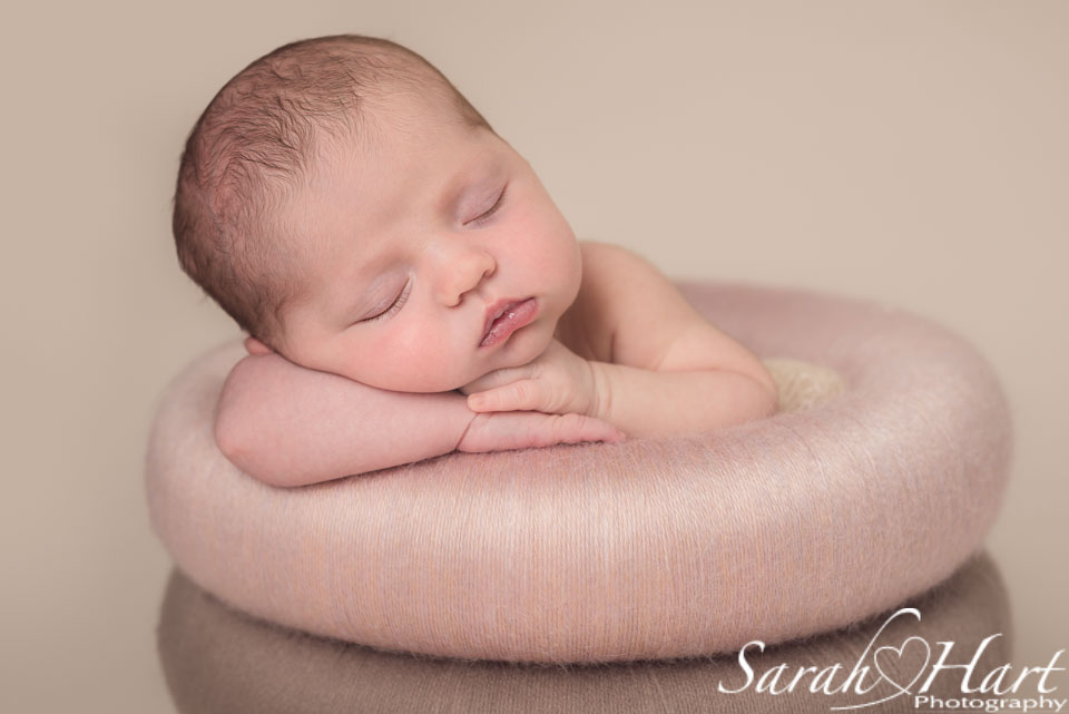 sleepy baby pictures, cute newborn photography, posing ring
