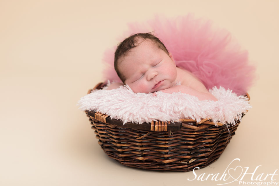 Future ballerina, baby and tutu, newborn images by Sarah Hart Photography