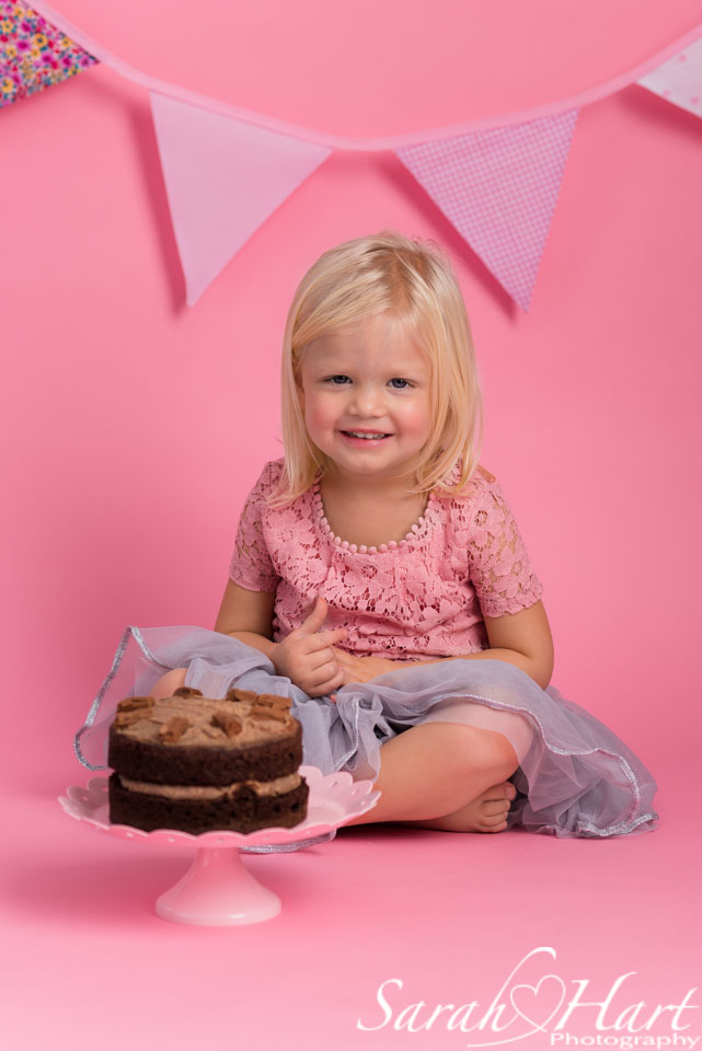 cake smash disaster when Lyla didn't like her cake