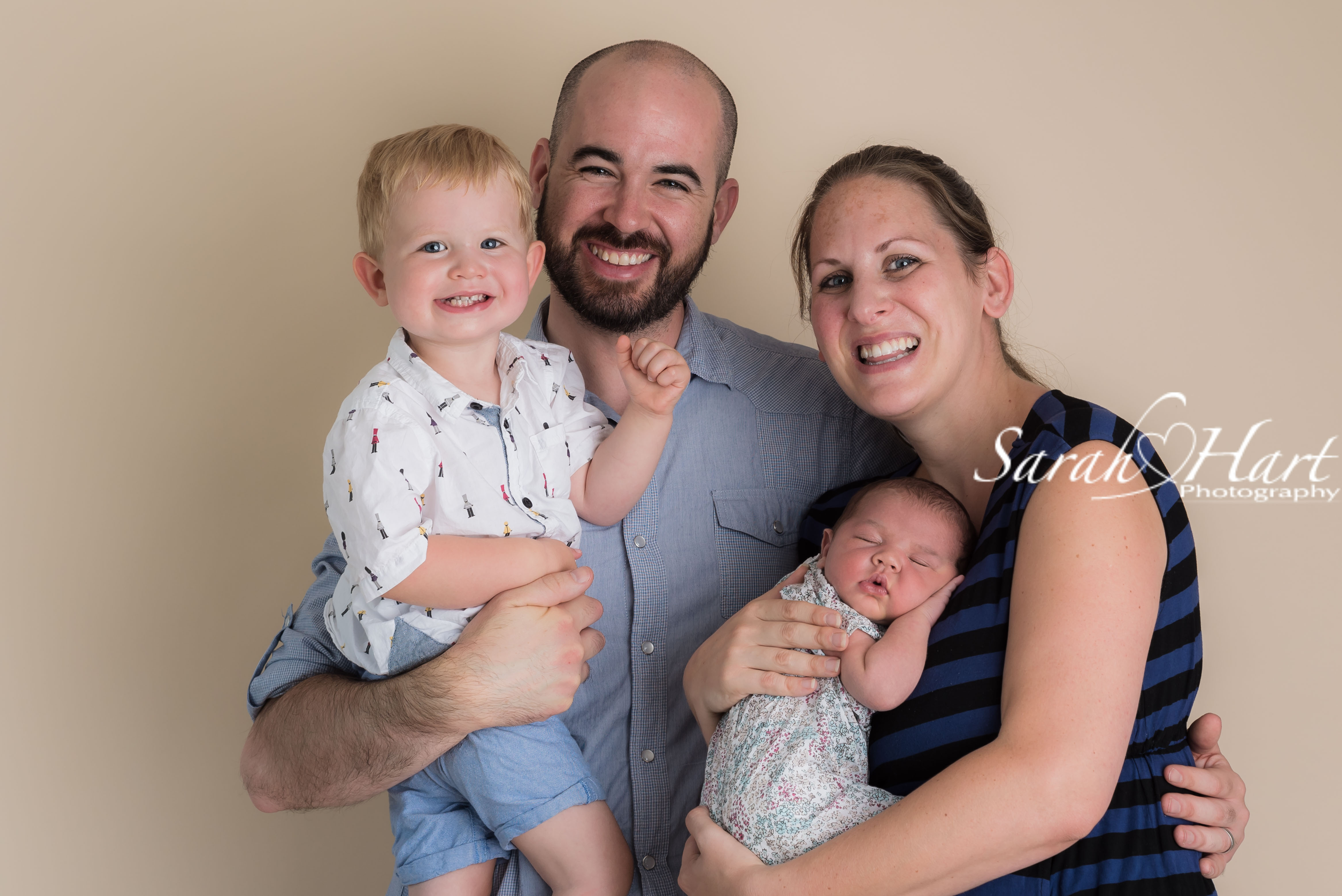 First family photo, baby photography in Kent