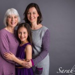 Three generations, Sarah Hart Photography, studio portraits, West Kent photographer