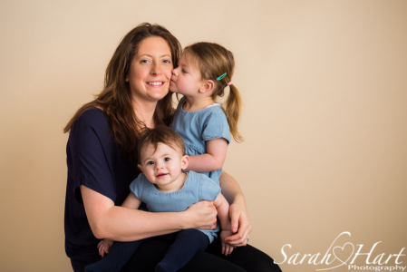 Be in the photos for your children, Kiss for mum, photography by Sarah Hart, South East photographer