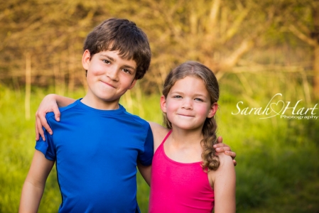 Sibling photographed together at Teston,, Tonbridge, Maidstone family photographer