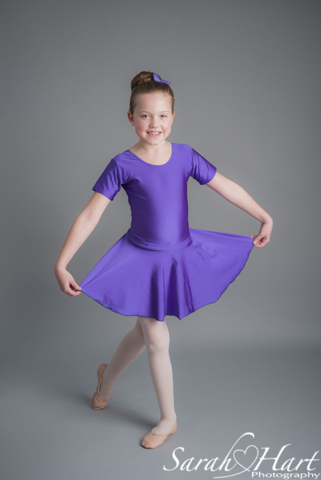 Ballet photography shoot for young dancer, competition winner