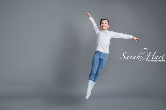 leaping in the air, boys do ballet, dance photography tonbridge