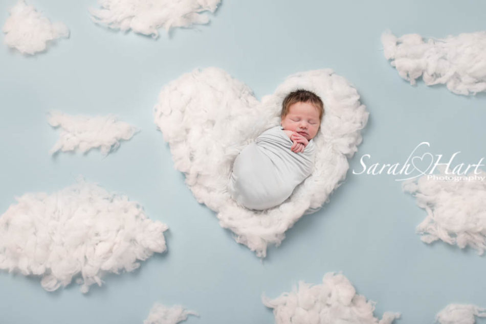 newborn in the clouds, tunbridge wells baby photographer