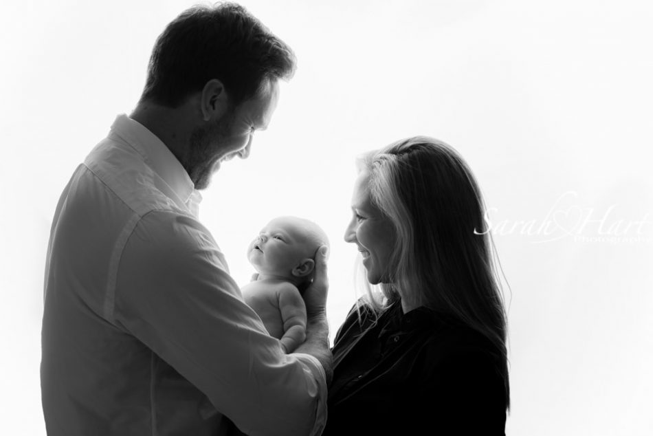 Family portrait with newborn, Kent baby photographer