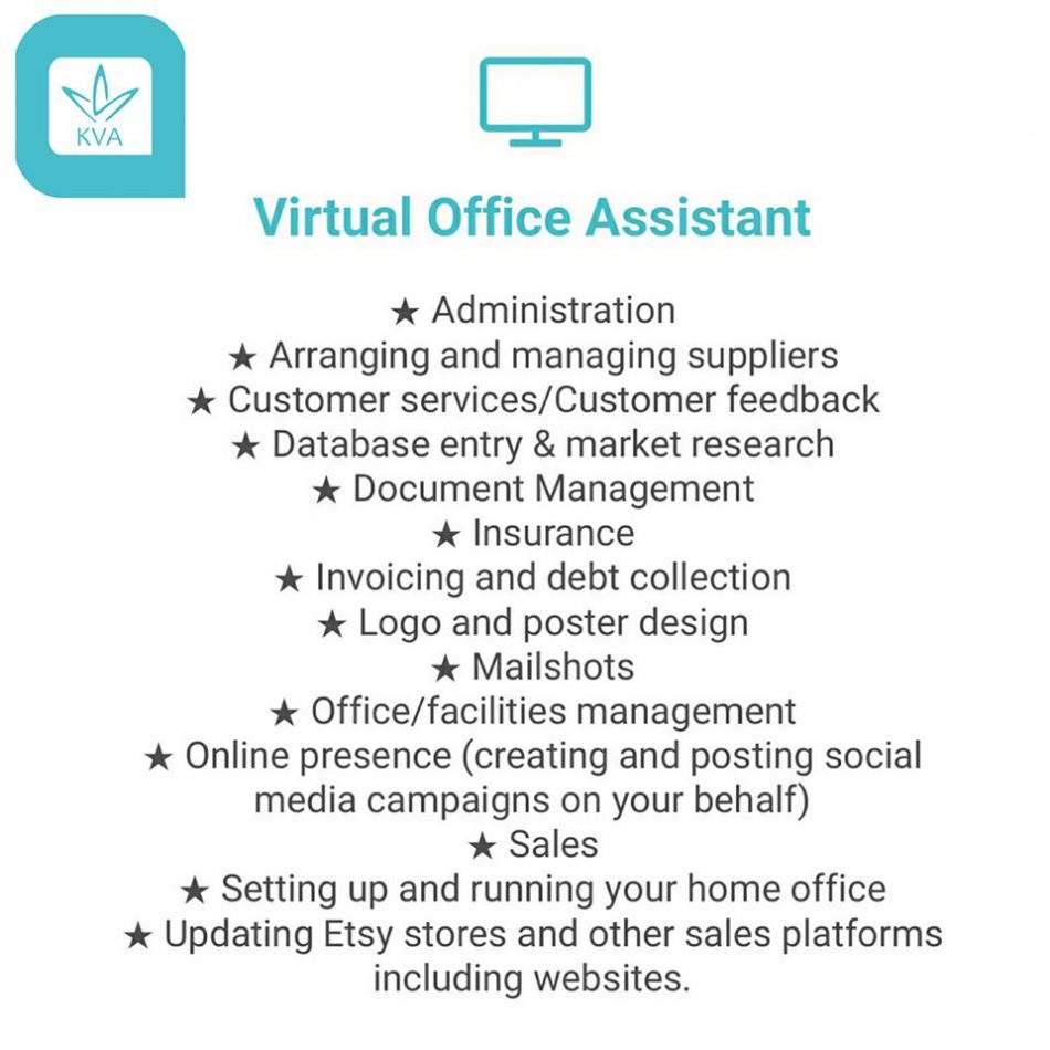 Kent Virtual Assistant offering different admin tasks 
