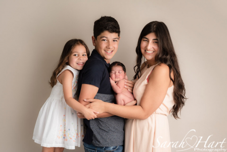 siblings with their newborn, newborn baby photos tonbridge