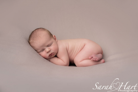 Newborn in tummy pose,  best newborn photographer edenbridge