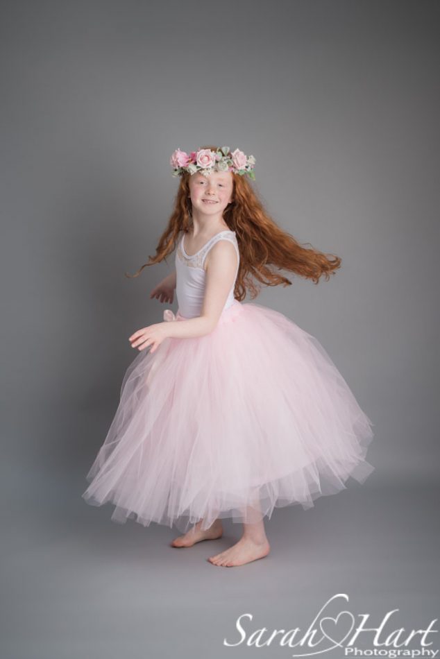 "Cloud" skirt in pink tulle from Violet & Bean