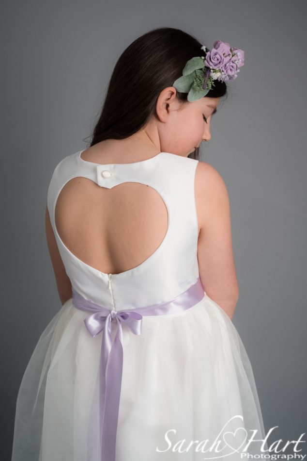 Ember dress with heart shape back cut-out